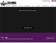 Tablet Screenshot of dcvibez.com